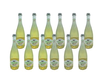 12x Käfer Hugo mit Holunderblüte + Limette Alkoholfrei in 0,75 L Flasche