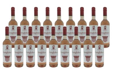 18x Mirios Imiglykos Rosé Roséwein lieblich 11% Vol. - 0,75 L Flasche