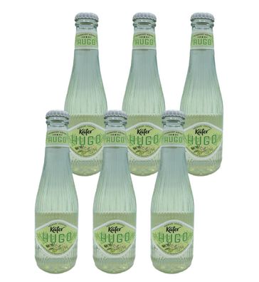 6x Käfer Hugo mit Holunderblüte + Limette 6,9 % Vol. in 0,2 L Flasche