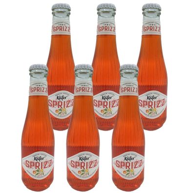 6x Käfer Sprizzz Aperitivo Bitterorange 6,9 % Vol. in 0,2 L Flasche