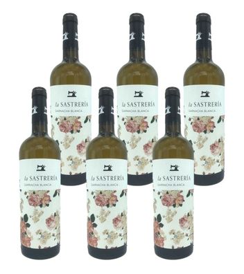 6x La Sastreria Garnacha Blanca Weißwein trocken 13 % - 0,75 L