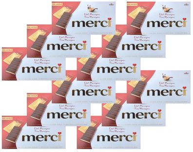 12x merci Edel-Zartbitterschokolade mit Edel-Marzipan Füllung