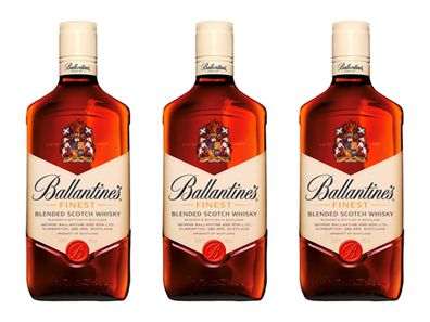 3x Ballantine's Finest Blended Scotch Whisky 40 % Vol.- 0,7L Flasche Whiskey