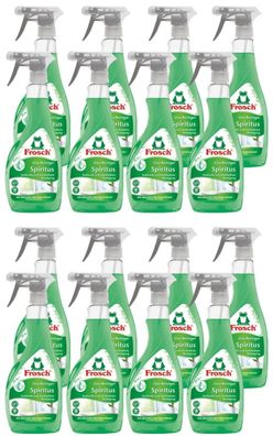 16 x Frosch Spiritus Glas-Reiniger a 500ml streifenfreie Glasreinigung