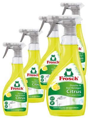 5 x Frosch Citrus Dusche & Bad Reiniger a 500ml ? Sprühflasche zitronenfrisch