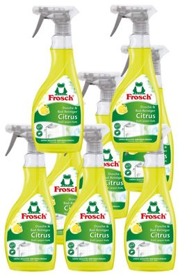 8 x Frosch Citrus Dusche & Bad Reiniger a 500ml ? Sprühflasche zitronenfrisch
