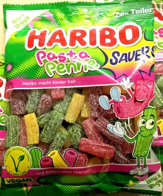 10 Tüten Haribo Pasta Penne sauer Tüte a 160gr ? auch ohne Kochzeit aldente