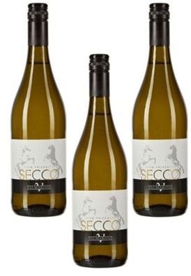 3x Valmarone Vino Secco Frizzante Bianco 10,5% - 0,75L