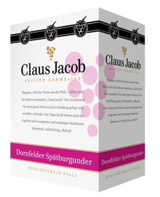 Claus Jacob Dornfelder Spätburgunder QbA Rotwein 13% - 5 L BIB