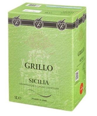 Casalina Di Siziano Grillo trocken Weißwein Sizilien 12,5 % Vol. - 5 L BIB
