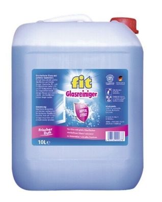 fit Glasreiniger 10 Liter - blitzschnell und streifenfrei (Gr. Groß)