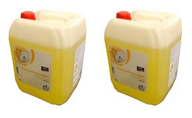 2x 10L Geschirrspülmittel | Spülmittel | ARO Lemon - kraftvolle Fettlösekraft