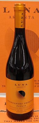 Luna Argenta Negroamaro Primitivo Puglia Rot - 0,75 L - Italien