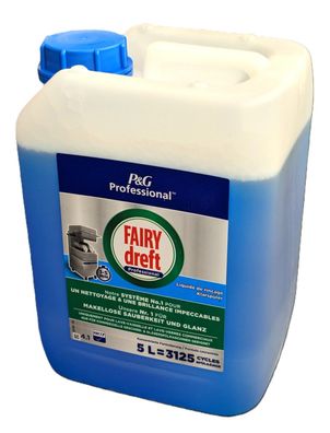P&G Professional FAIRY greft - Klarspüler Liquid für Spülmaschine 5 L