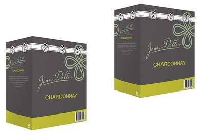 2x Jean Dellac Chardonnay Frankreich Weißwein trocken - 5 Liter BIB