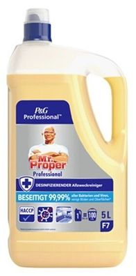 Mr. Proper Professional Desinfizierender Allzweckreiniger in 5 Liter Flasche