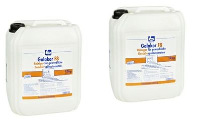 2x 12 kg | DR. BECHER Galakor F8 für gewerbliche Geschirrreiniger