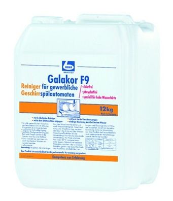 12 kg | DR. BECHER Galakor F9 Geschirreiniger - stark alkalisch