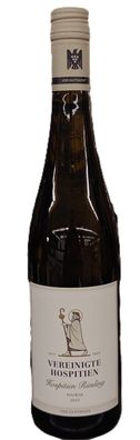 Vereinigte Hospitien Riesling QbA Weißwein Trocken - 0,75 Liter