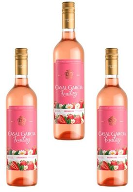 3x Casal Garcia Fruitzy Erdbeere Fruchtig, frisch Portugal - 0,75 Liter