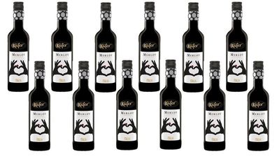 12x Käfer Merlot Rotwein IGT Italien - 0,25 L Flasche