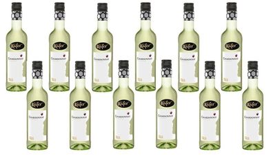 12x Käfer Chardonnay Weißwein - 0,25 L Flasche