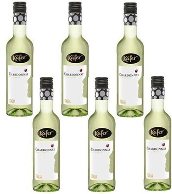 6x Käfer Chardonnay Weißwein - 0,25 L Flasche