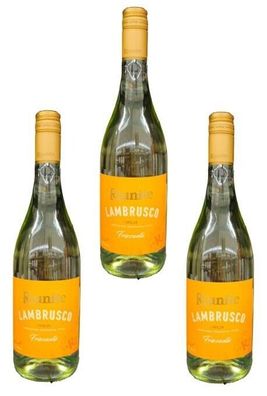 3x Riunite Lambrusco Emilia Frizzante IGT - 0,75 L