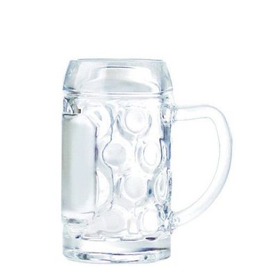 1 Mini Maßkrug Bierseidel 5cl geeicht Bierglas Bierkrug Maßkrüge