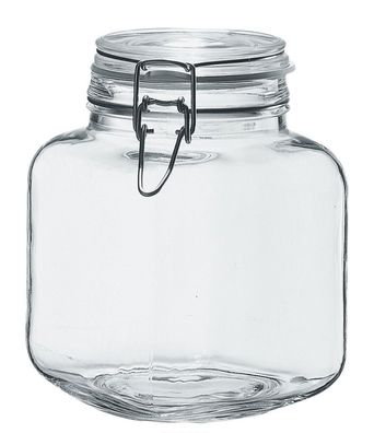 6 Drahtbügelglas 2000ml 2,0l Bügelglas Einkochglas Primora Bügel 2,0 Liter