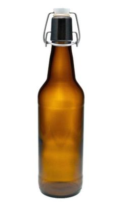 6er Set Bügelflasche BRAUN 500 ml mit Porzellanverschluss ? 0,5 Liter ? Bier