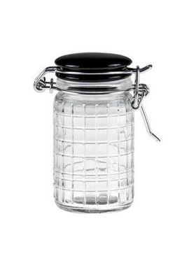 6 x 60 ml Glasdosen Dekorationsglas Gewürzglas Weckgläser Keramikdeckel Bügel