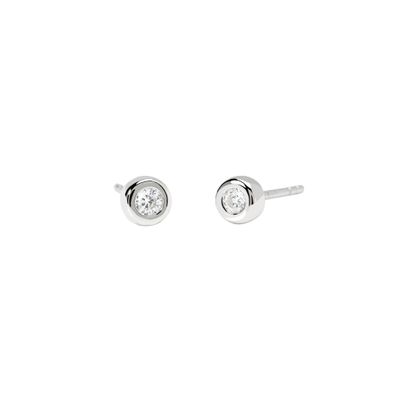 Mabina Ohrstecker Silber 925 Labor Diamant 593906