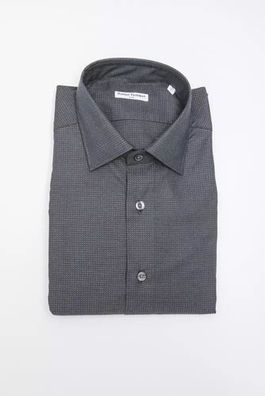 Robert Friedman Black Cotton Men's Shirt