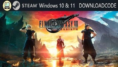 NEU PC Computer Spiel Final Fantasy 7 VII Rebirth für Windows 10 11 STEAM Code