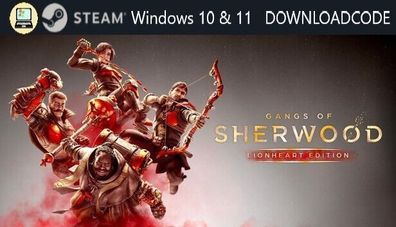 NEU PC Computer Spiel Gangs of Sherwood für Windows 10 11 STEAM Downloadcode Key