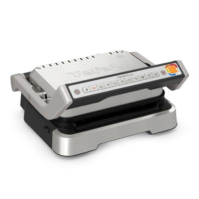TEFAL OptiGrill 2in1 GC772D, Edelstahl, Rechteckig, Tasten, 600 cm², 30 x 20 mm, 1 Zo