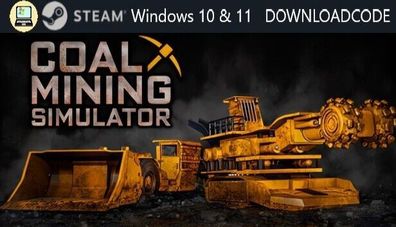 NEU PC Computer Spiel Coal Mining Simulator für Windows 10 11 STEAM Download Key