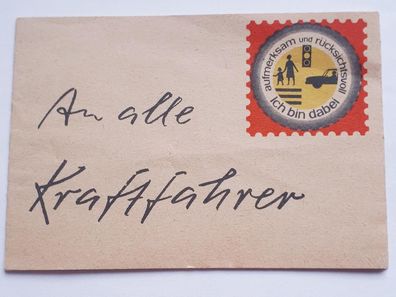 DDR MdI Klappbroschüre Aufmerksam und rücksichtsvoll - Ich bin dabei!