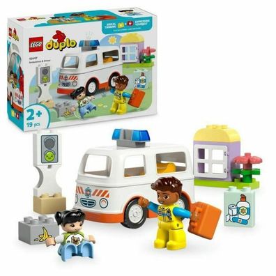 10447 Duplo Town Rettungswagen Mit Fahrer