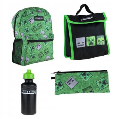 Minecraft 4er Rucksack Set