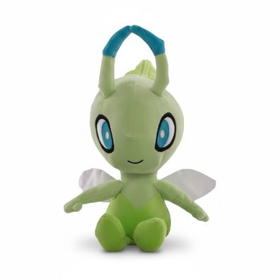 Celebi Plüschtier 30 cm - Pokemon Kuscheltier Weiches Spielzeug zum Knuddeln