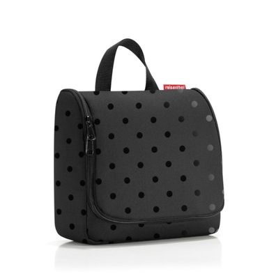reisenthel toiletbag WH, glossy dots black, Unisex