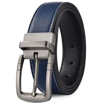 Wendbar Dorn Schnelle Gürtel Herren 33cm drehbar perforiert Mode Light Luxury