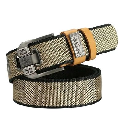 Herren Dorn Schnelle Gürtel Outdoor Canvas Jeans Retro Casual Strap