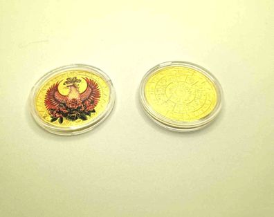 Scorpion Sternzeichen / Scorpion Medaille/vergoldet (SM2502261)