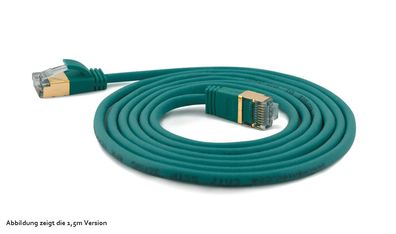 wantecWire Patchkabel CAT7 extradünn SSTP grün 2,0m