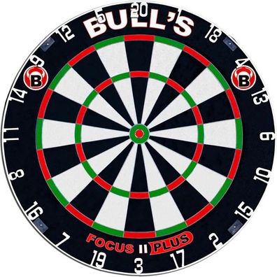BULL´S Focus II Plus Dart Board Steel Darts