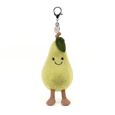 Jellycat Birne Plüschtier Schlüsselanhänger Kuscheltier Anhänger Spielzeug Bag Charm