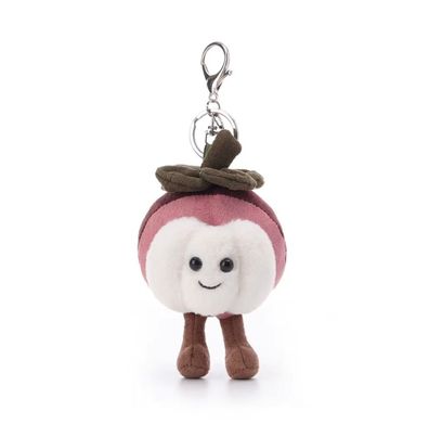 Jellycat Apfel Plüschtier Schlüsselanhänger Kuscheltier Anhänger Spielzeug Bag Charm
